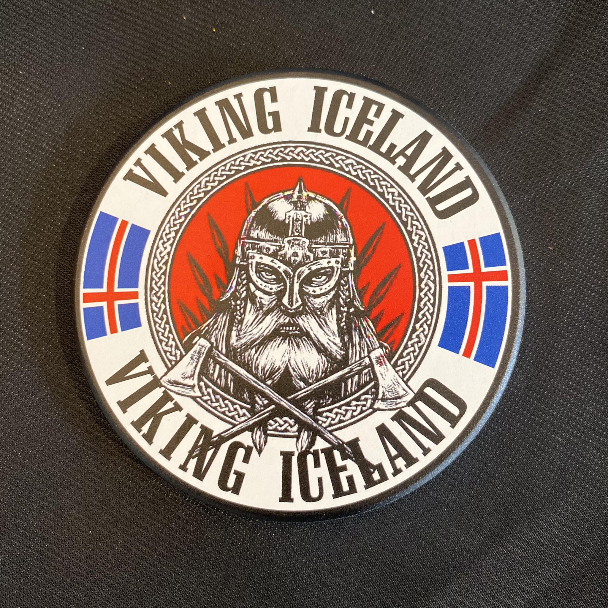Icelandic Viking design coaster Icelandic Viking design coaster